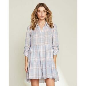 NWT Veronica Beard Jemila Shirtdress in Vapor Multi Size Medium